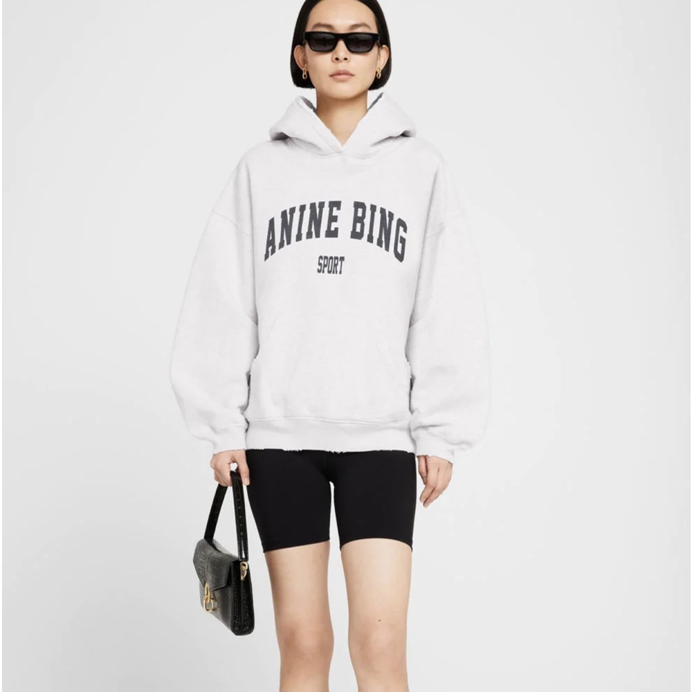 Anine Bing sport gray hoodie